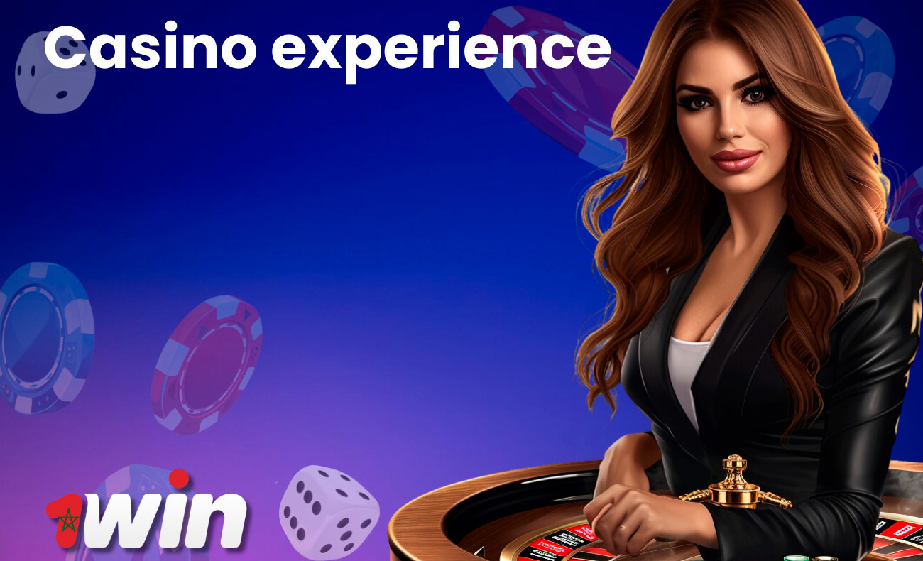 The experience of playing 1win Morocco Casino in this virtual casino is unique